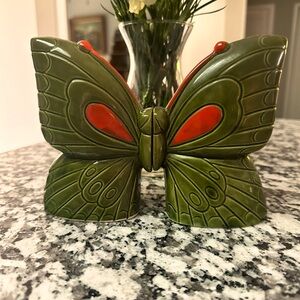 Vintage Butterfly Salt & Pepper Shaker Japan Large
